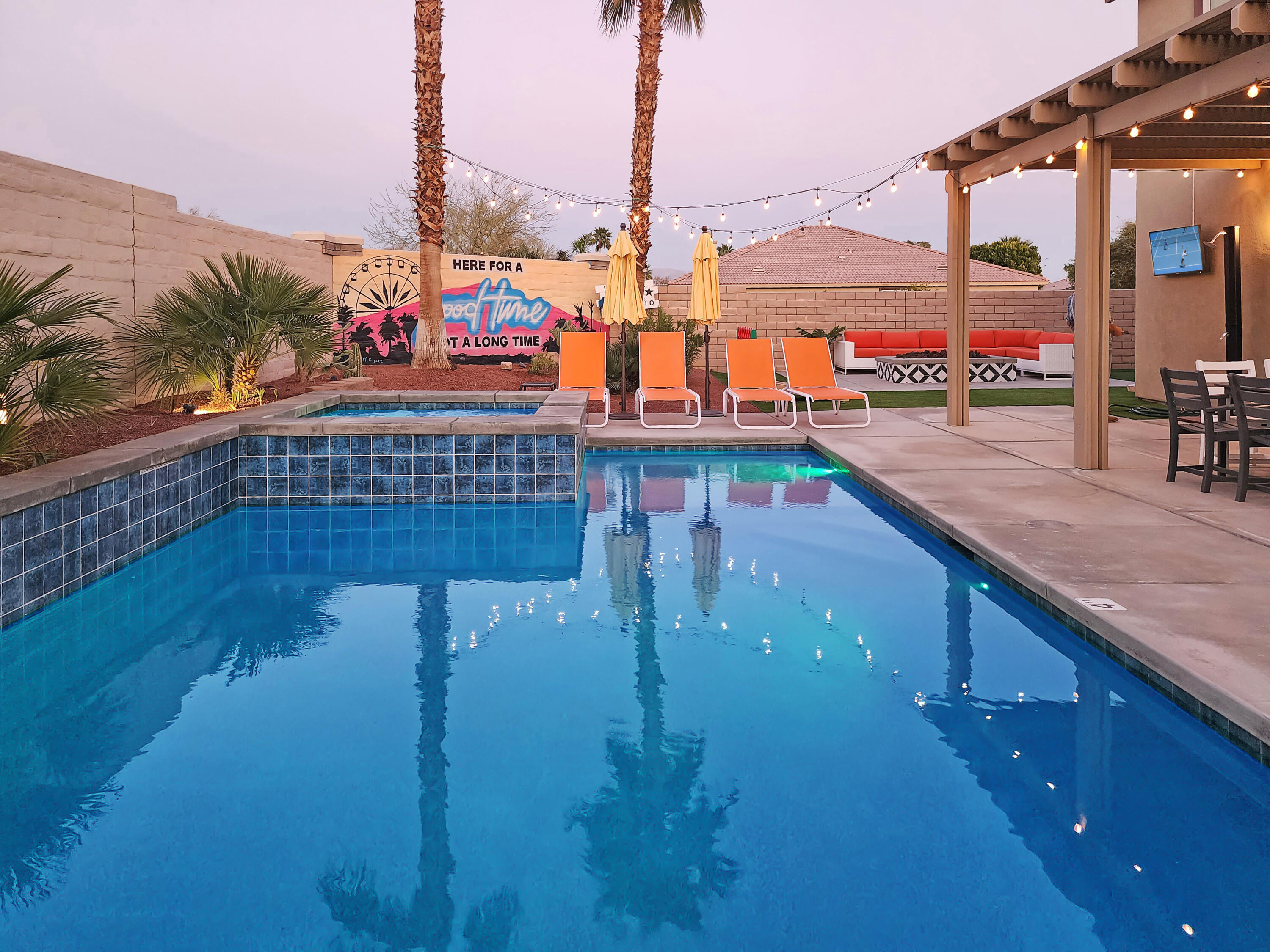 84450 Onda Drive Indio, CA 92203 - Photo 47 of 52 a balcony with city view