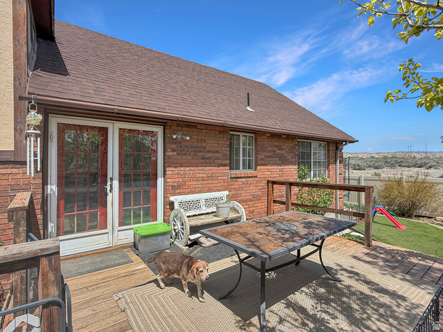 1716 Sagewood Road Price, UT 84501 - Photo 46 of 73 Deck featuring french doors