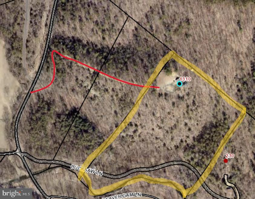 1310 Siler Road Winchester, VA 22603 - Photo 51 of 52 Driveway indicated in red