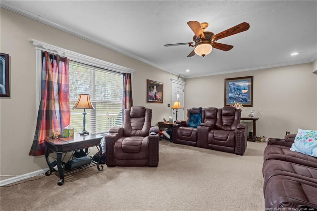 4194 Abattoir Road Angier, NC 27501 - Photo 34 of 50 a living room with furniture and a window