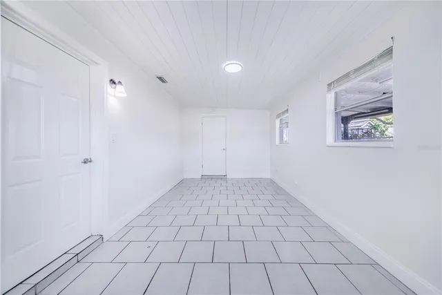 a view of an empty room