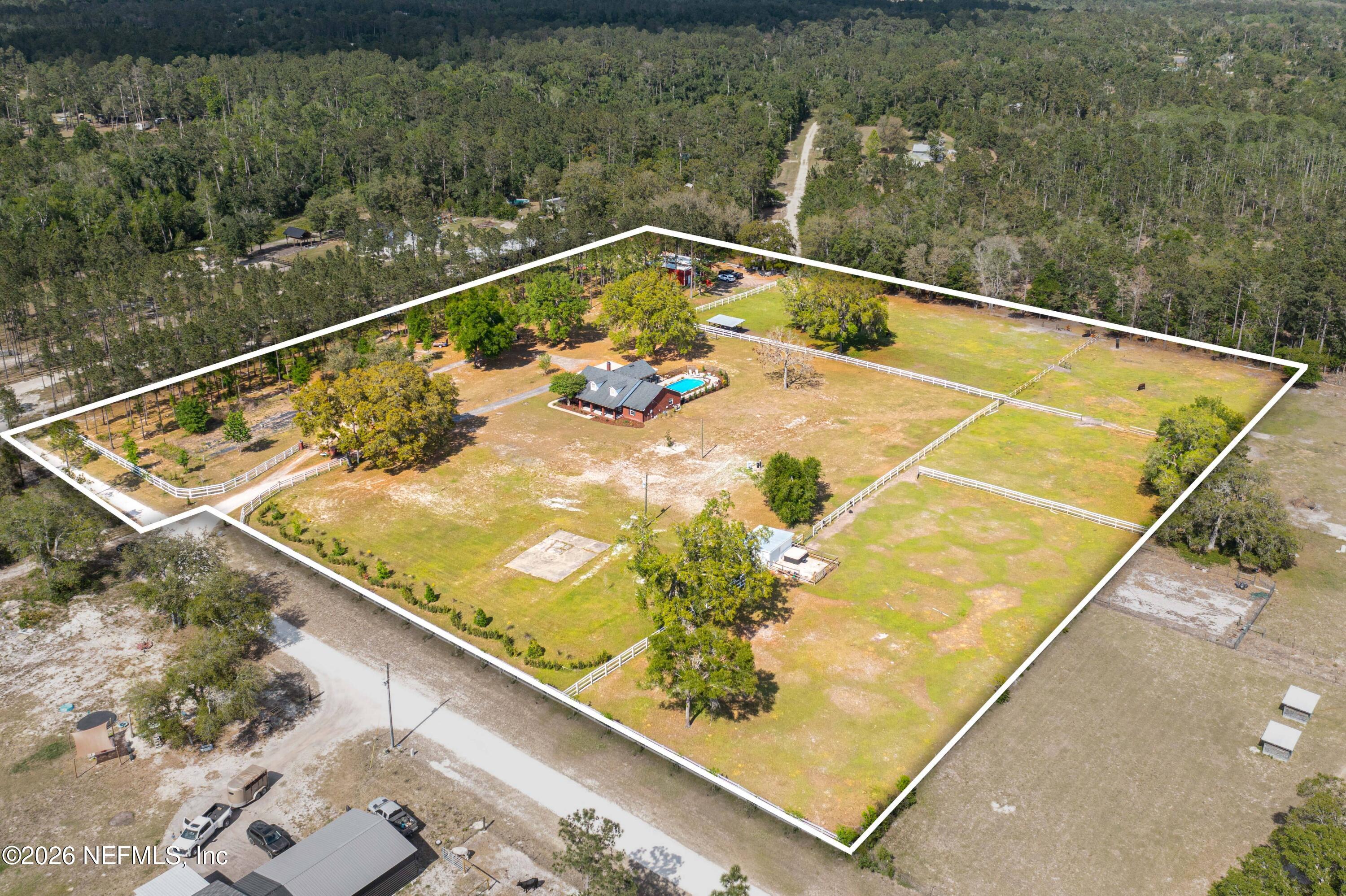 18771 Timberland Road Glen St. Mary, FL 32040 - Photo 58 of 78 18771 Timberland Rd Drone-4 With Proprty