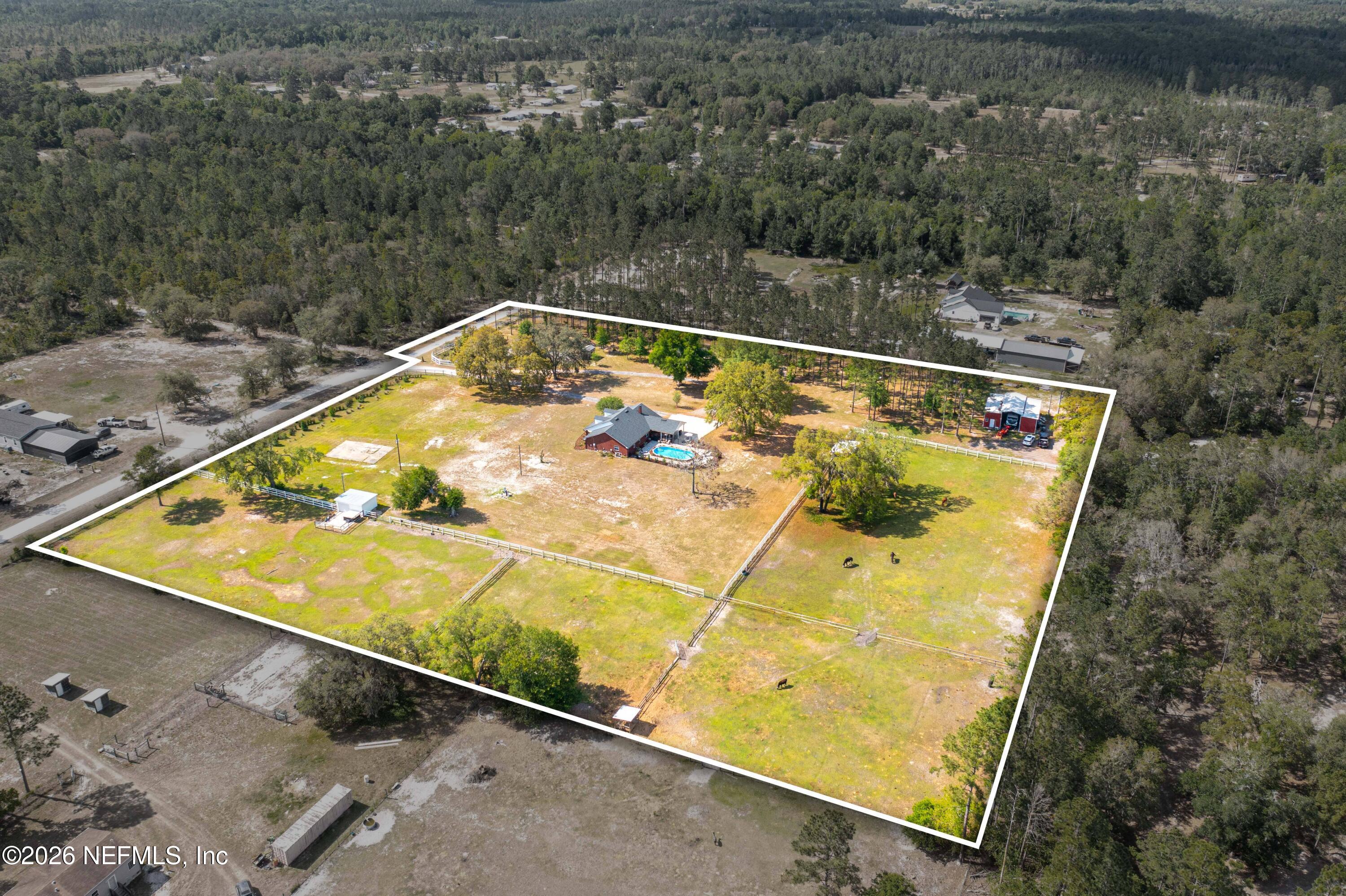 18771 Timberland Road Glen St. Mary, FL 32040 - Photo 59 of 78 18771 Timberland Rd Drone-5 With Propert
