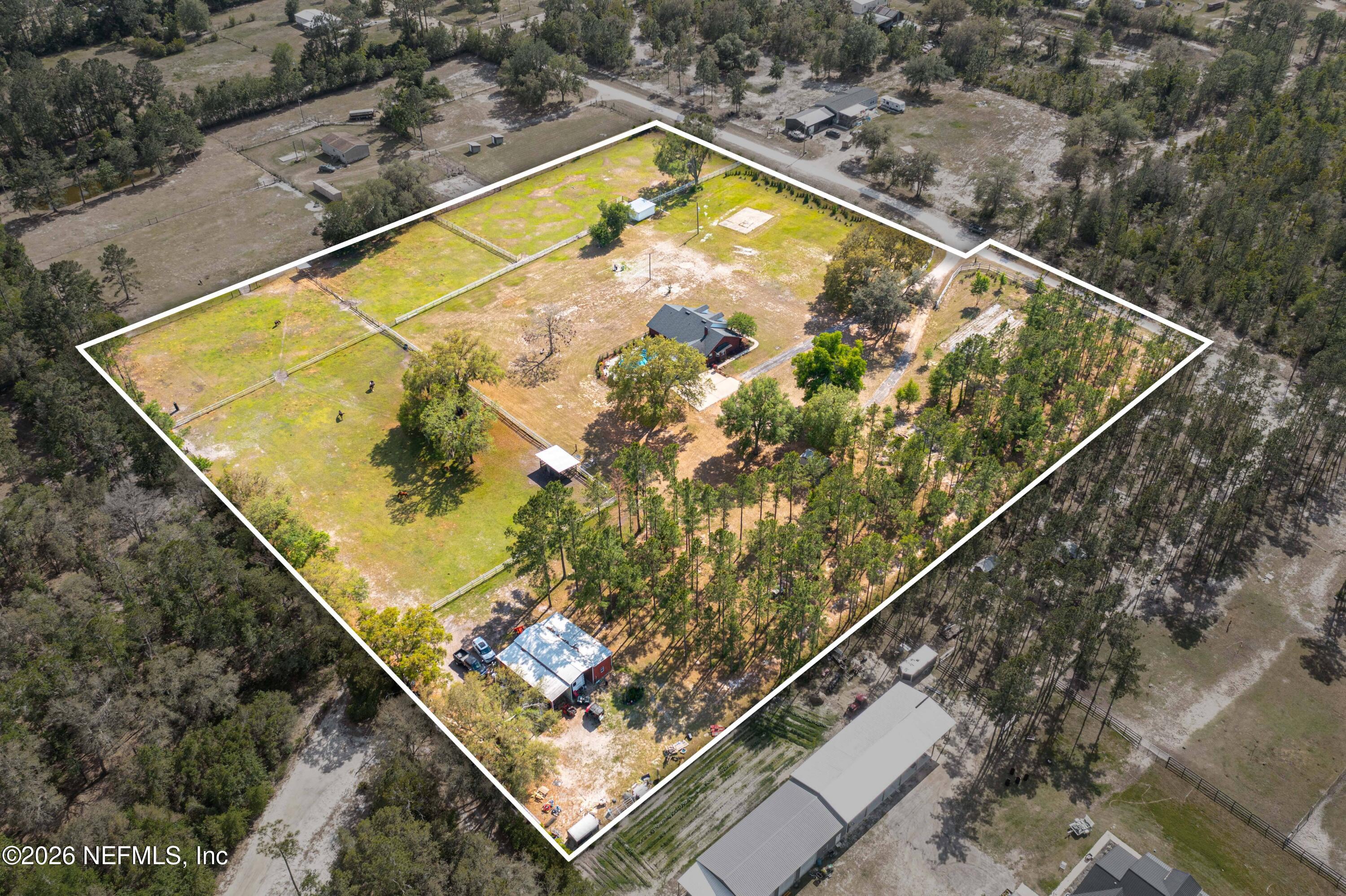 18771 Timberland Road Glen St. Mary, FL 32040 - Photo 60 of 78 18771 Timberland Rd Drone-6 With Propert