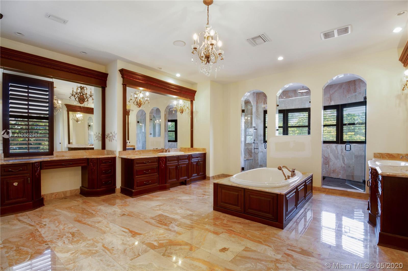 14201 Stirling Road Southwest Ranches, FL 33330 - Photo 36 of 61 Master bathroom with tub