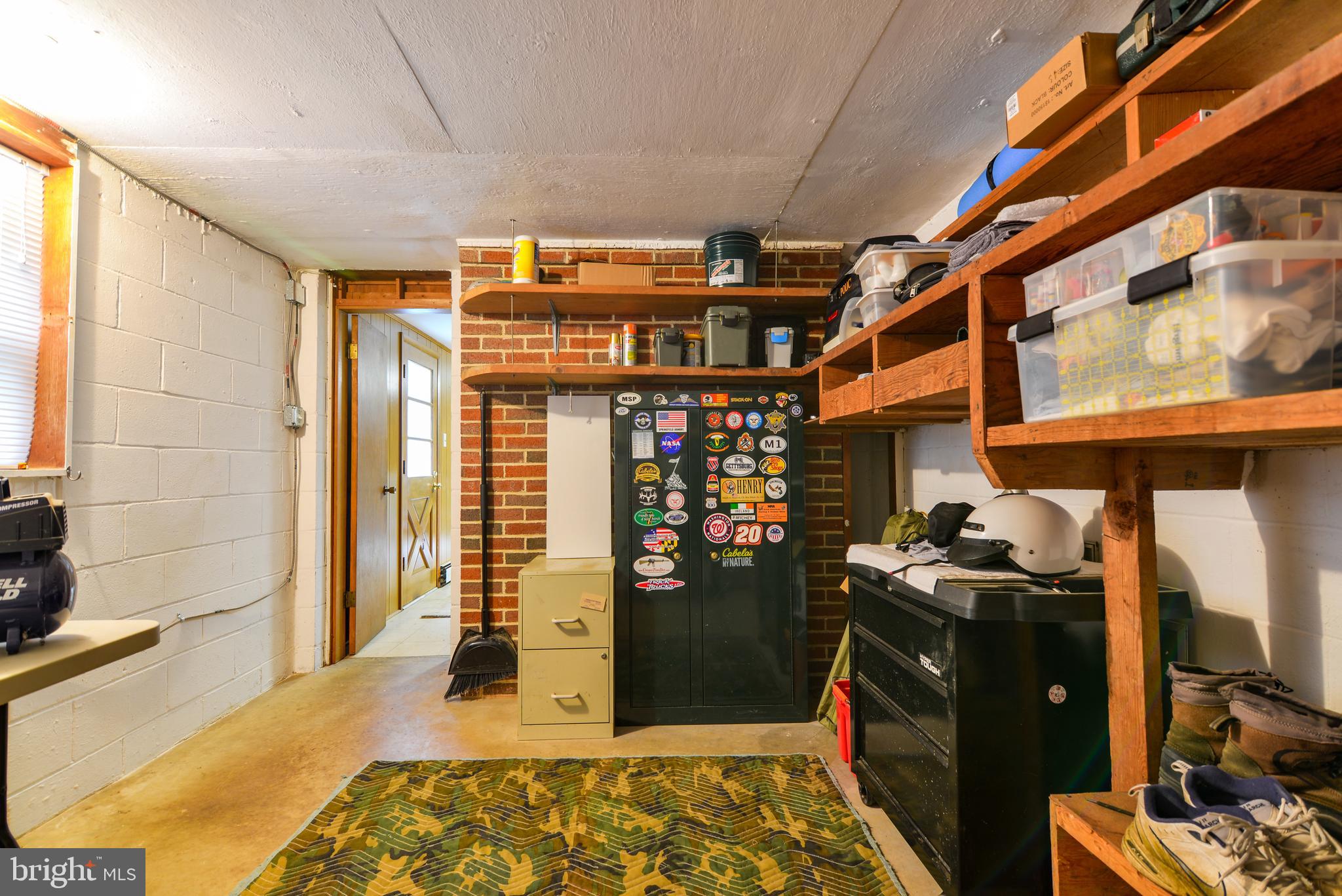 6914 North Clifton Road Frederick, MD 21702 - Photo 39 of 50 Additional unfinished space with built in shelves