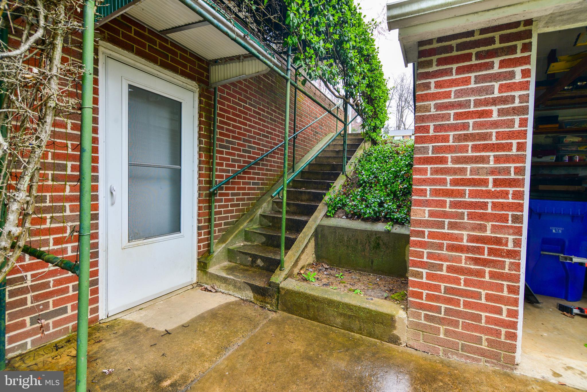 6914 North Clifton Road Frederick, MD 21702 - Photo 41 of 50 Lower level walk out with stairs to driveway