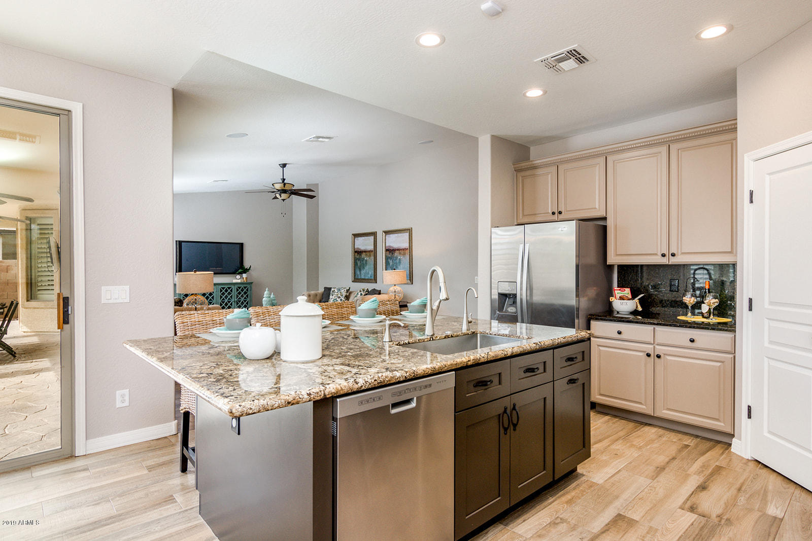 3253 East Blue Ridge Way Gilbert, AZ 85298 - Photo 9 of 32 Open Living Room/Kitchen