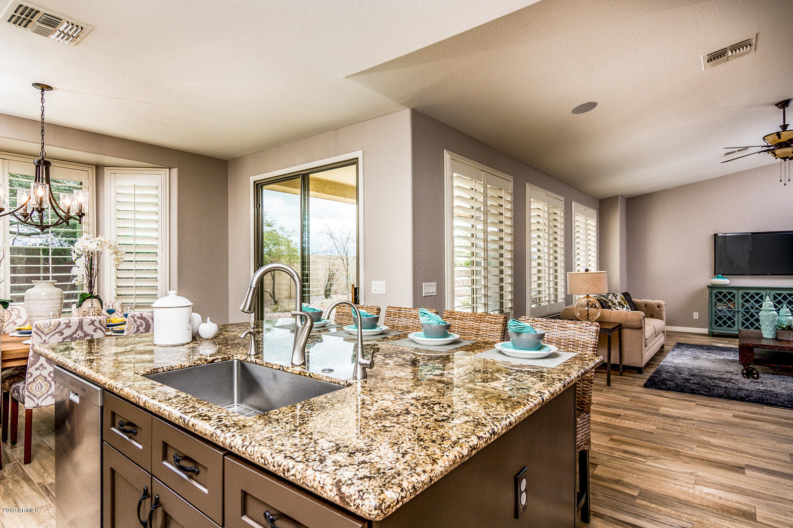 3253 East Blue Ridge Way Gilbert, AZ 85298 - Photo 10 of 32 Open Living/Room Kitchen