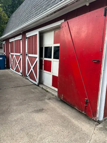 a view of front door