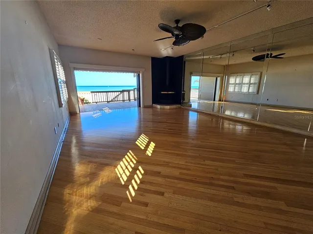 a room with lots of wooden floor