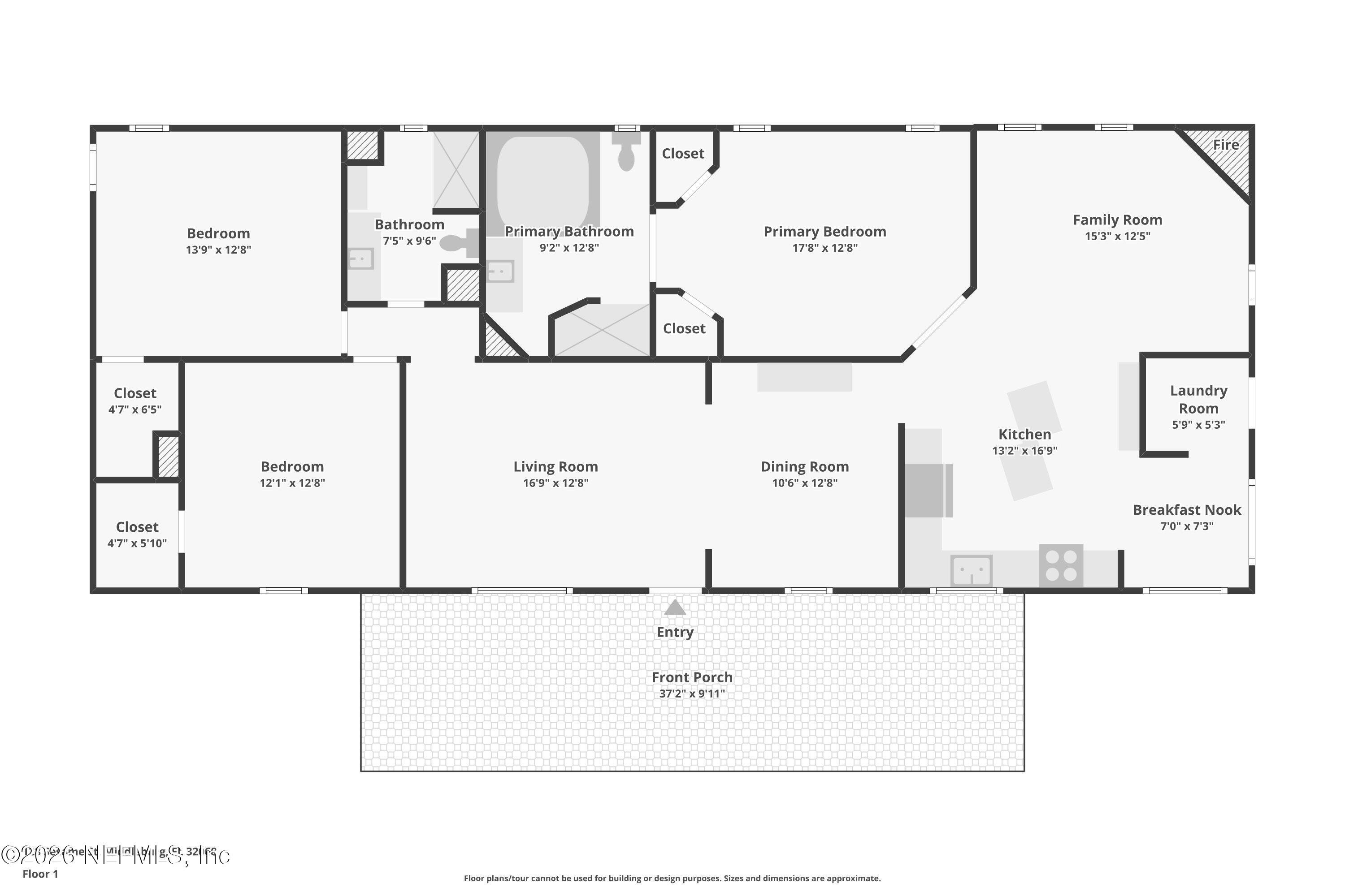 128 Sesame Street Middleburg, FL 32068 - Photo 66 of 66 Floor Plan