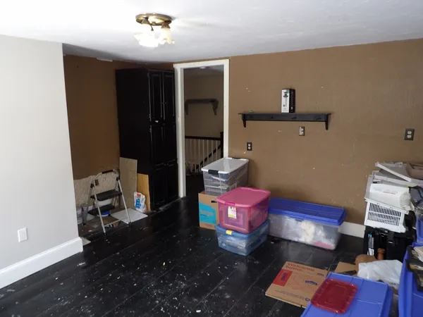 a view of water heater room