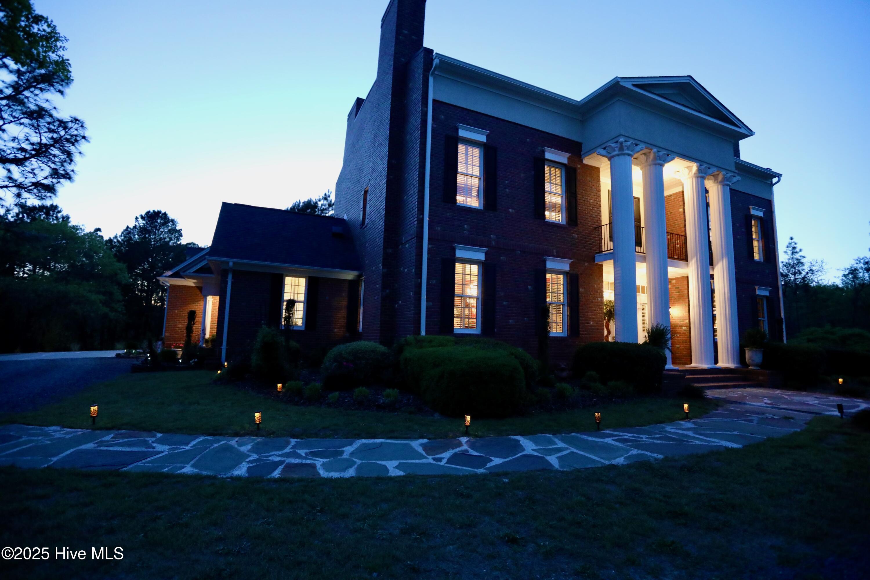6680 Beulah Hill Church Road West End, NC 27376 - Photo 12 of 141 Evening Exterior View