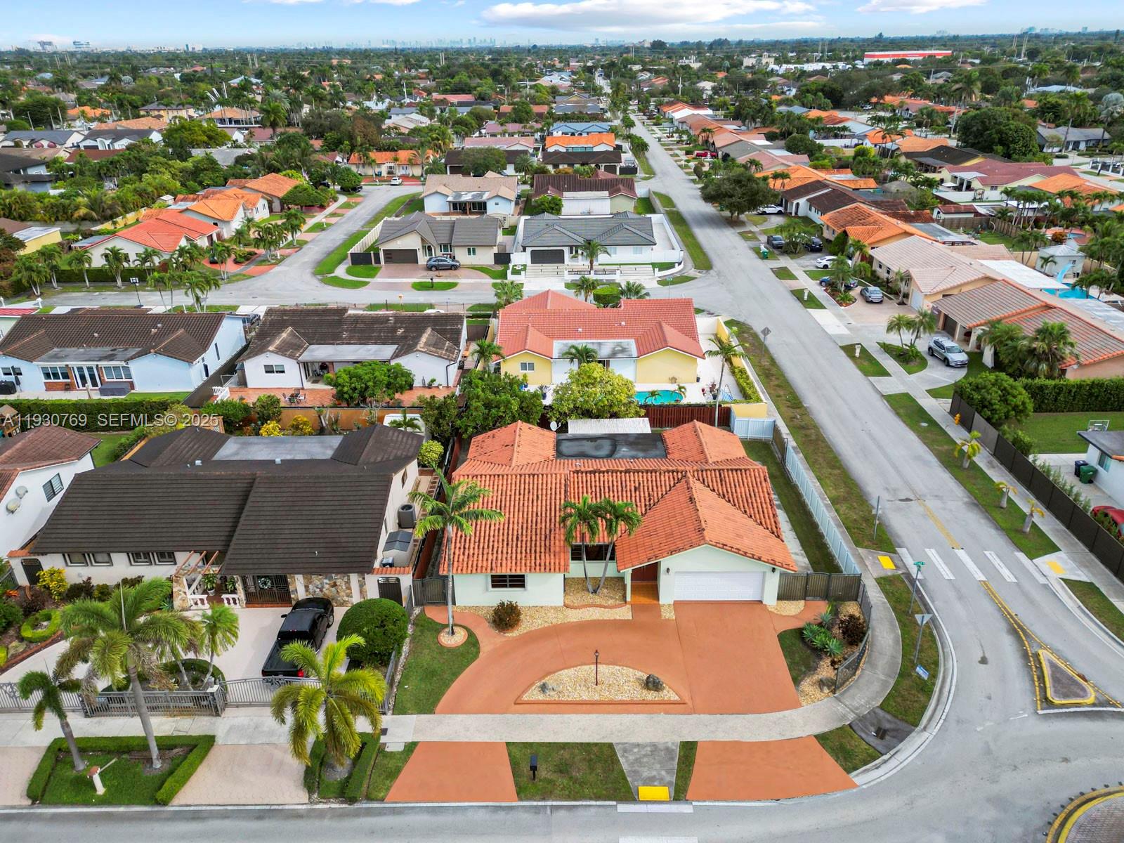 3791 Southwest 142nd Avenue Miami, FL 33175 - Photo 42 of 44 an aerial view of residential houses with outdoor space