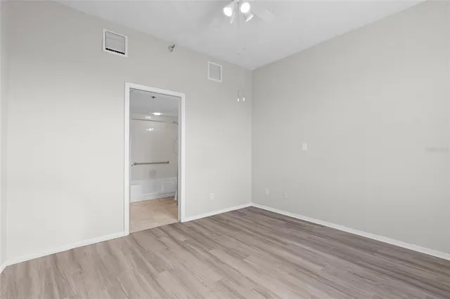wooden floor in an empty room