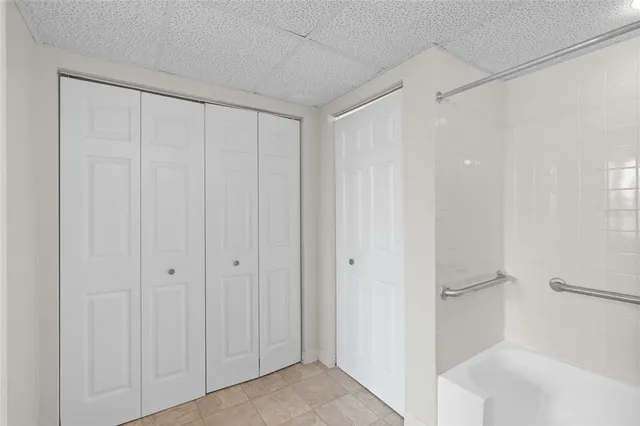 a view of closet area