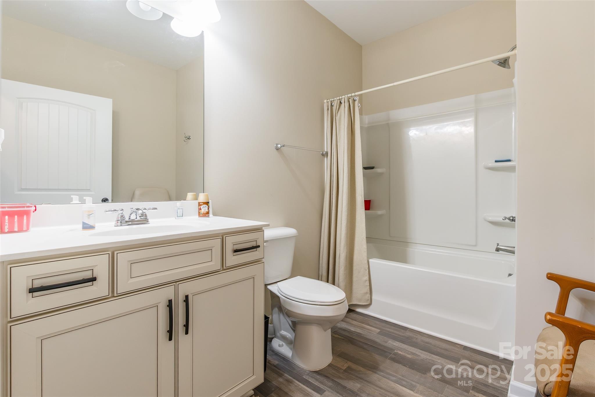 200 Clauser Road South Mount Holly, NC 28120 - Photo 29 of 44 a bathroom with a sink a toilet and shower