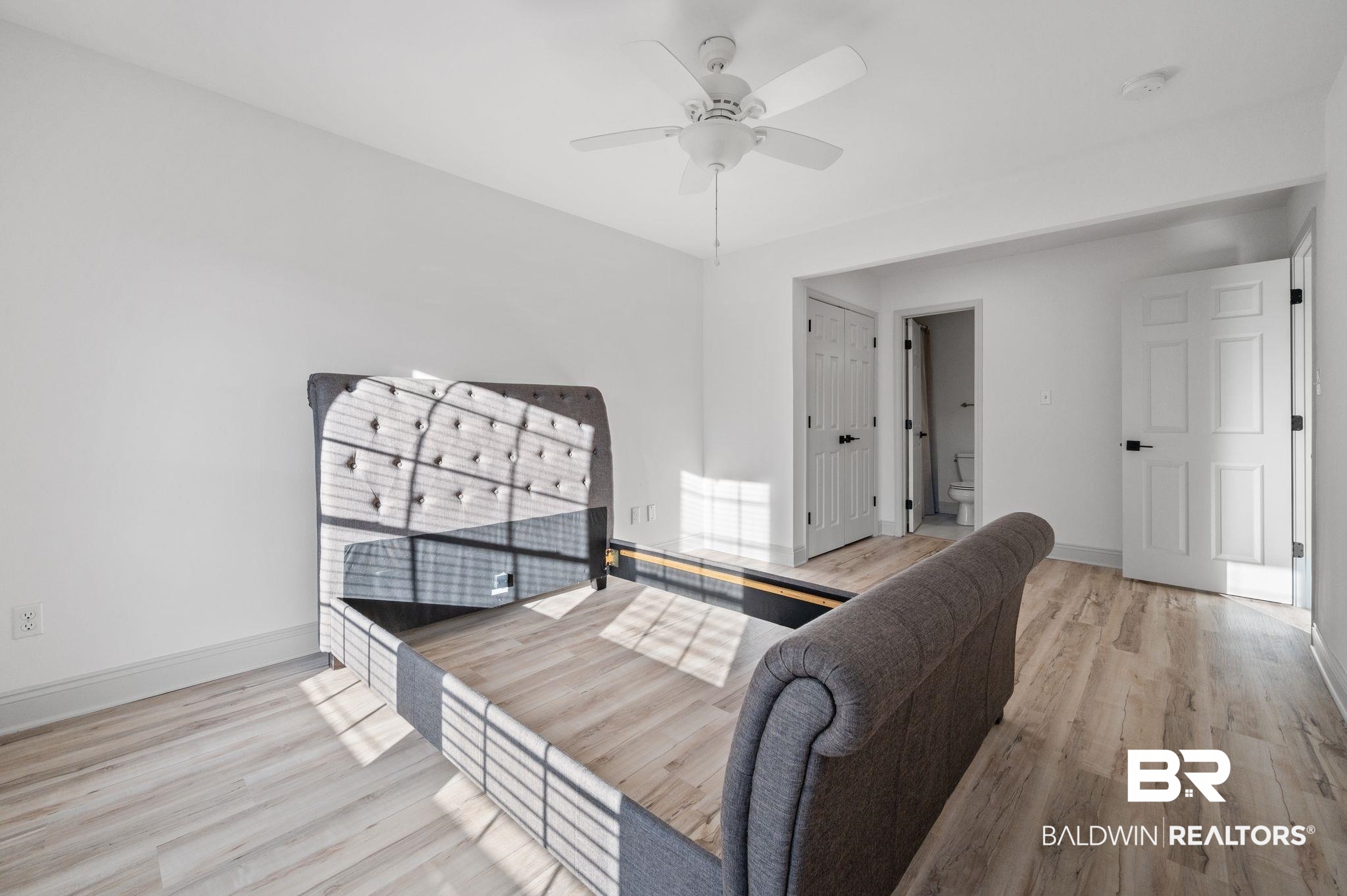 136 Destrehan Road Fairhope, AL 36532 - Photo 19 of 44 Interior space with light wood-type flooring and ceiling fan