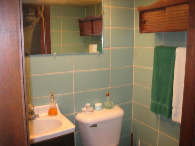 224 East Harrison Road Lombard, IL 60148 - Photo 8 of 24 a bathroom with a sink toilet and shower