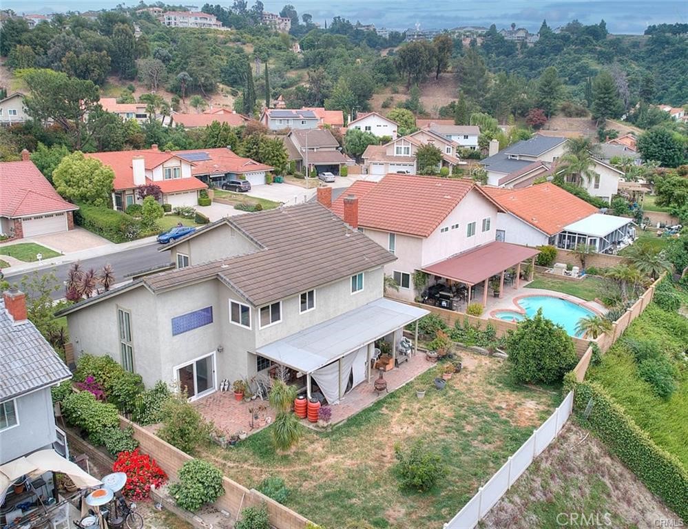1449 Rolling Knoll Road Diamond Bar, CA 91765 - Photo 31 of 31 an aerial view of residential houses and outdoor space