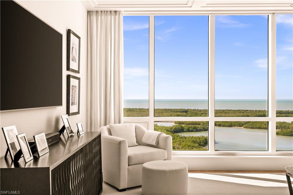 13925 Old Coast Road, Unit 1705 Naples, FL 34110 - Photo 4 of 42 Living area with a water view