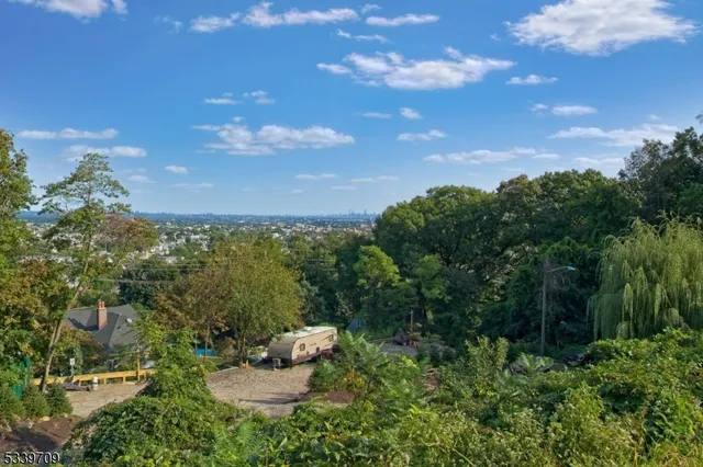 a view of a lake with a mountain