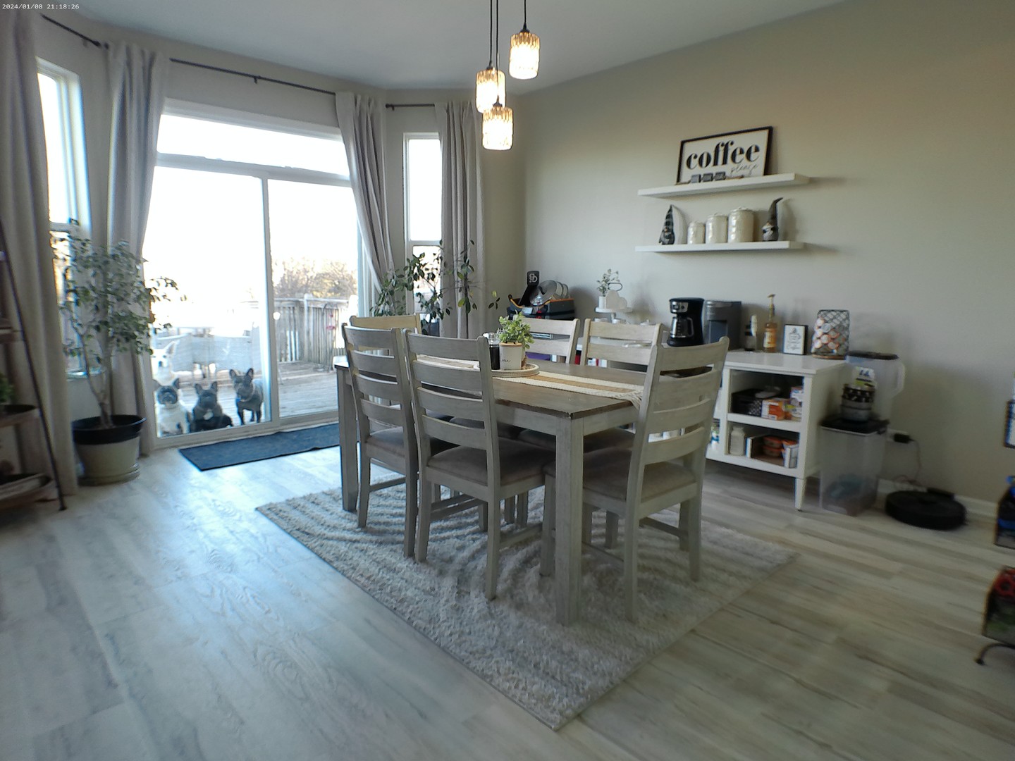 1404 Roth Drive Joliet, IL 60431 - Photo 12 of 52 a view of a dining room with furniture window and outside view
