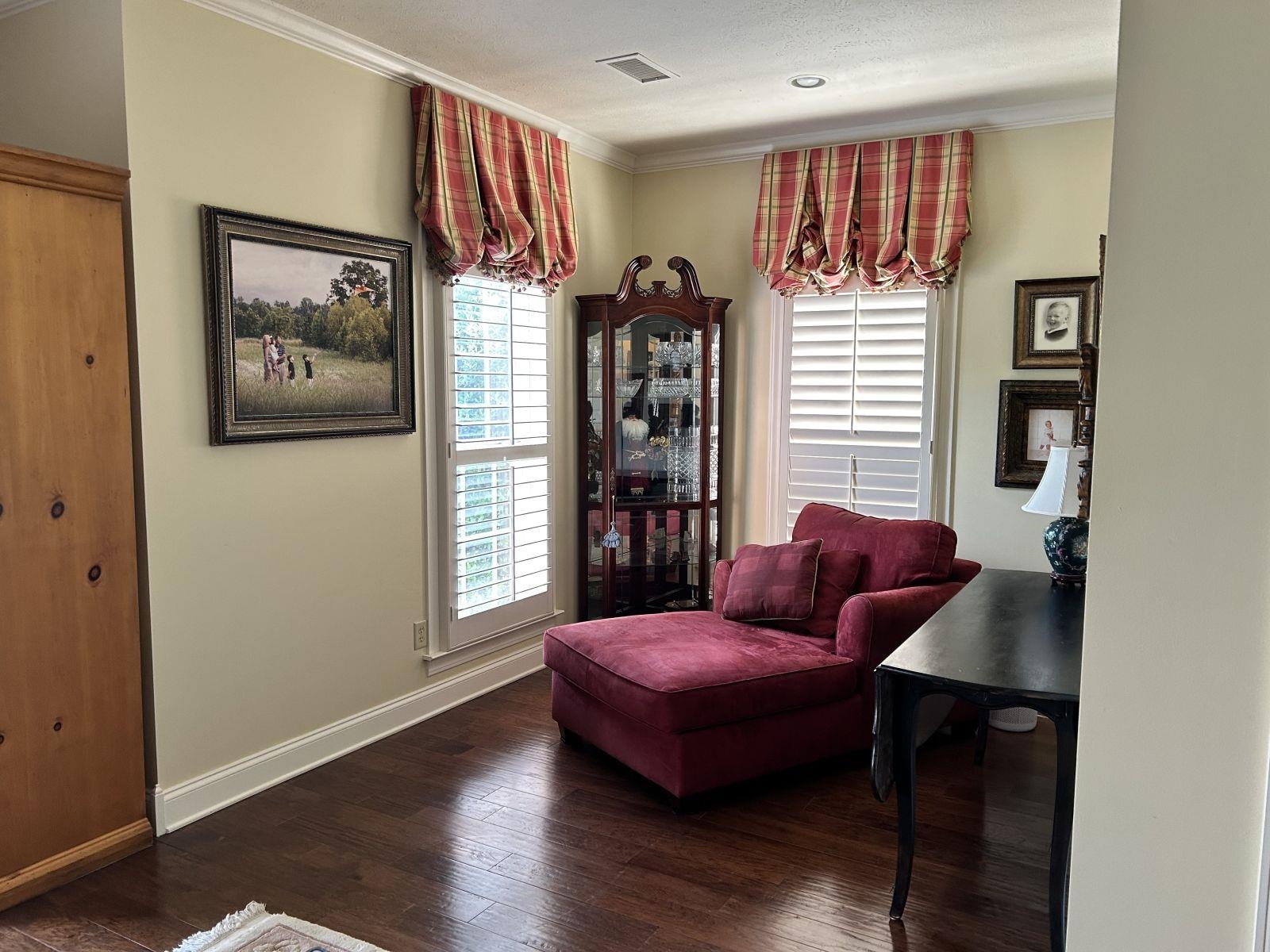 110 Eagle Trace Road Covington, TN 38019 - Photo 4 of 10 Sitting room featuring ornamental molding and dark wood-type flooring