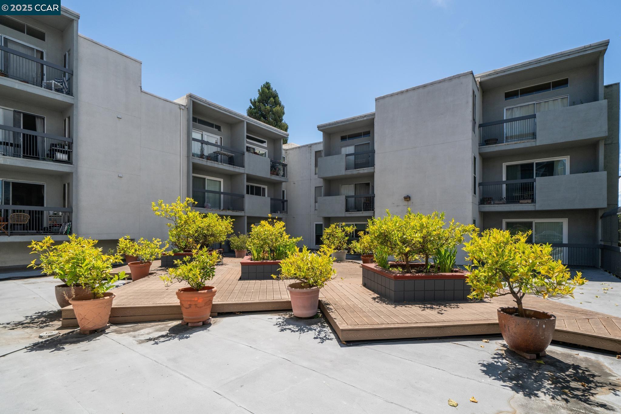 150 Pearl Street, Unit 122 Oakland, CA 94611 - Photo 32 of 34 a building outdoor space with potted plants