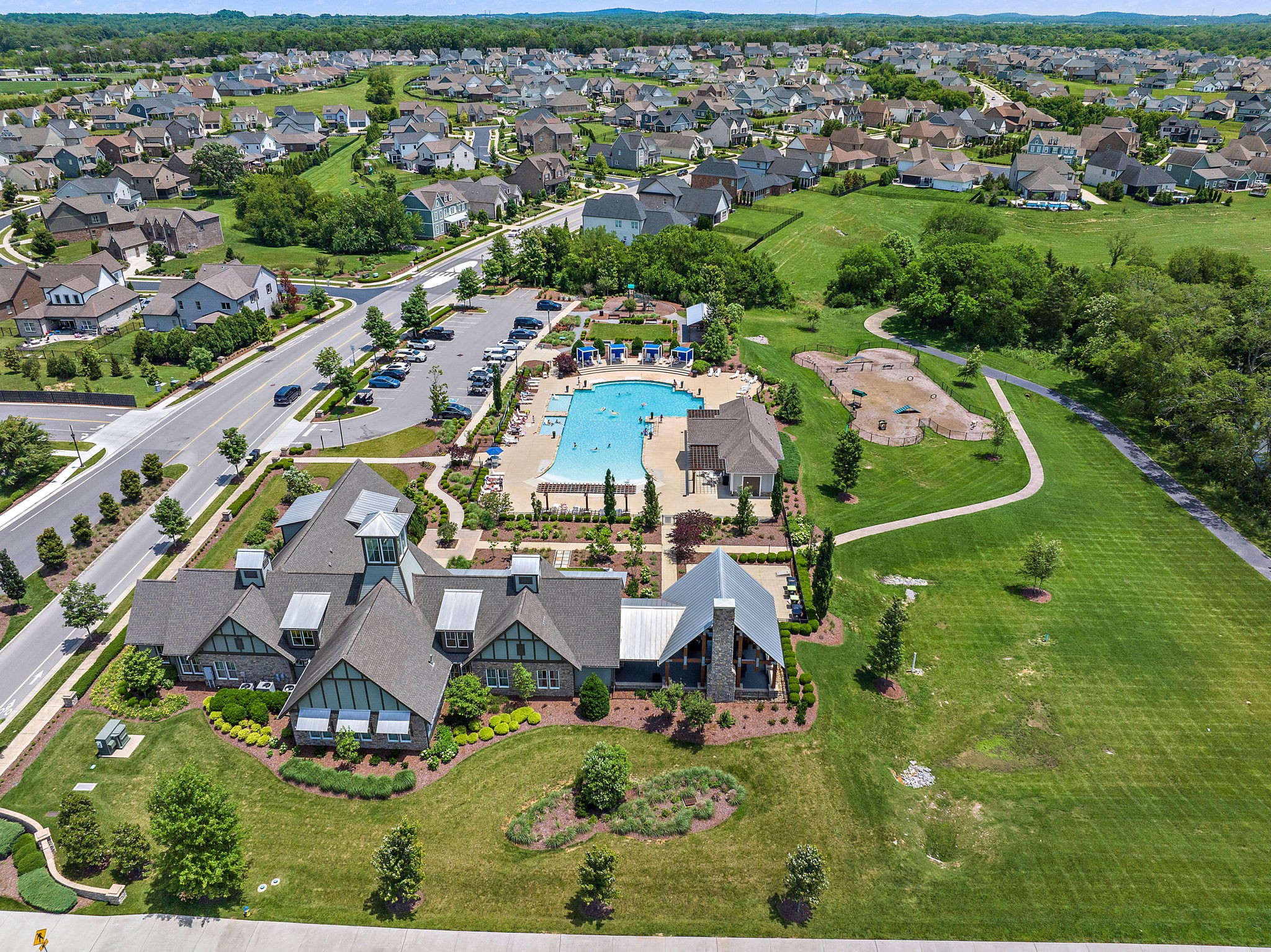 315 Colt Avenue Mount Juliet, TN 37122 - Photo 23 of 28 an aerial view of a house with a garden