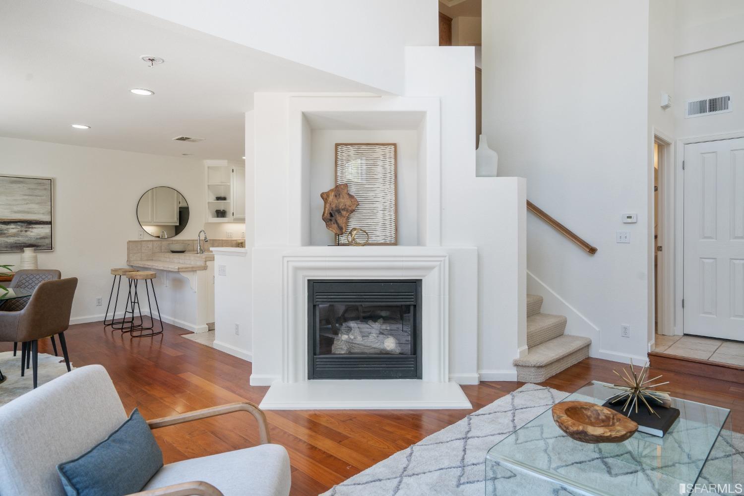 7531 Imperata Lane San Ramon, CA 94582 - Photo 8 of 37 a living room with furniture and a fireplace