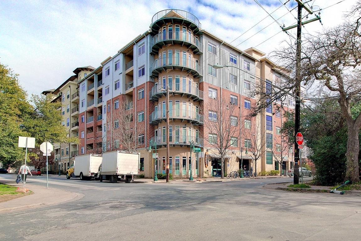 a front view of a building