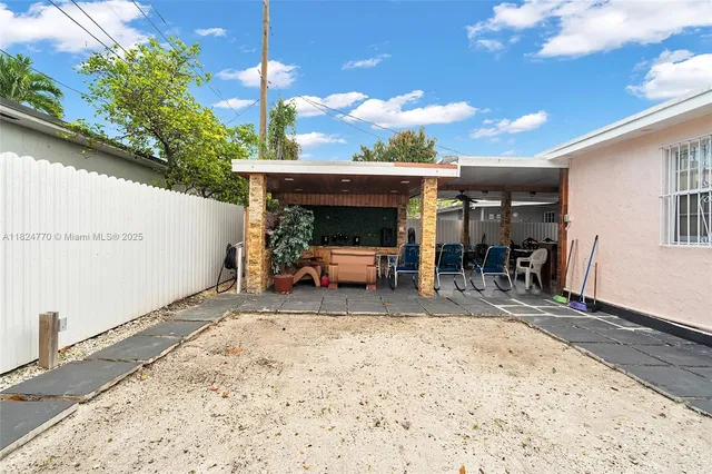 a view of outdoor space and barbecue grill