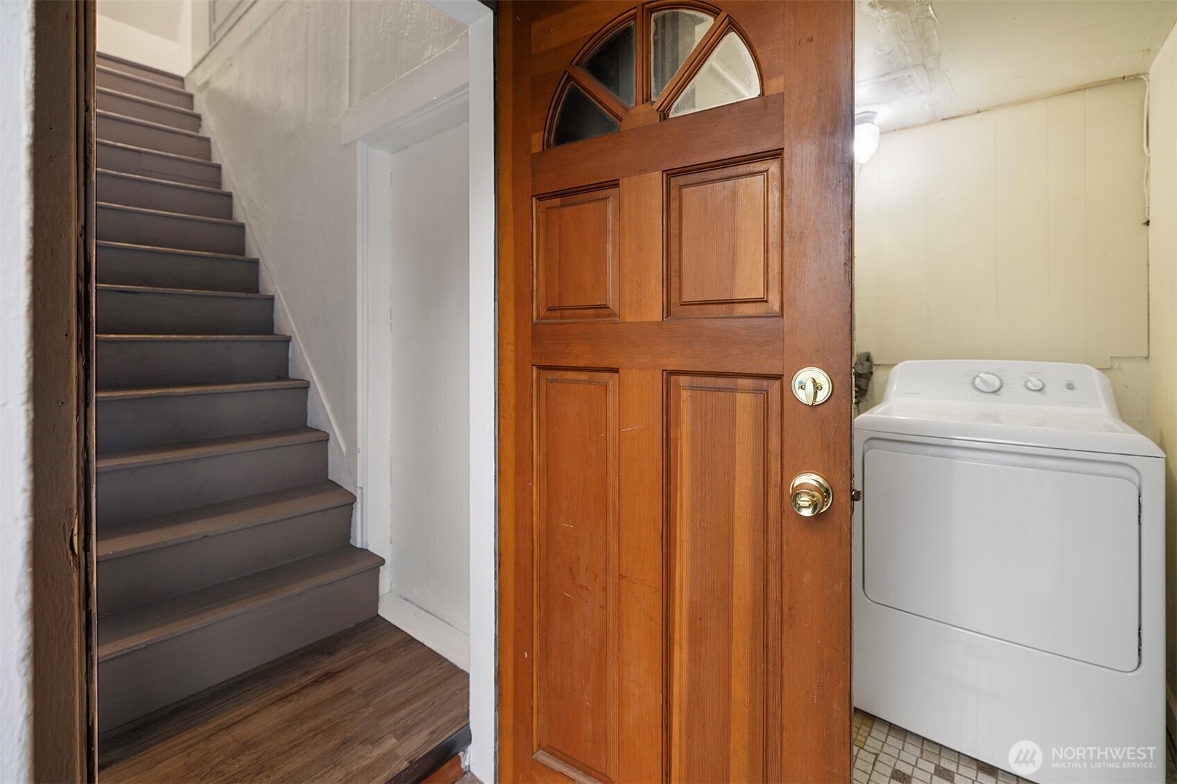 5241 South M Street, Unit AB Tacoma, WA 98408 - Photo 11 of 27 a view of entryway with washer and dryer