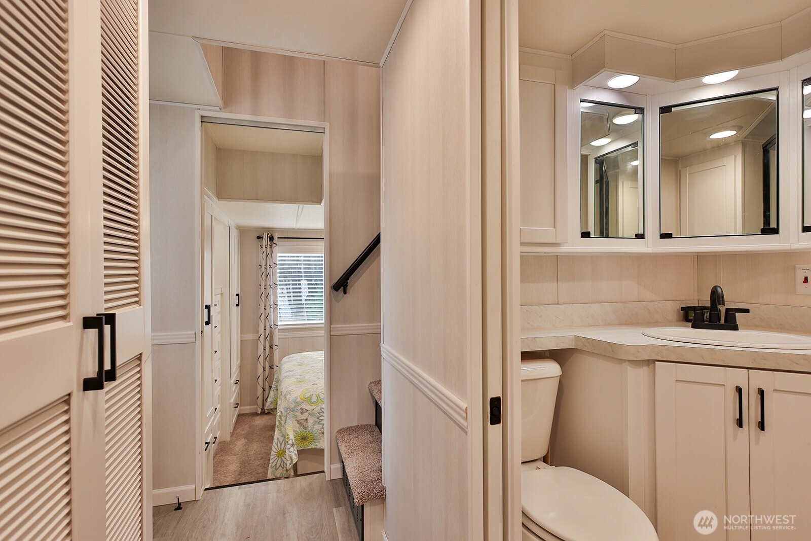 21512 Camp 12 Road Leavenworth, WA 98826 - Photo 8 of 40 a bathroom with a sink a toilet and shower