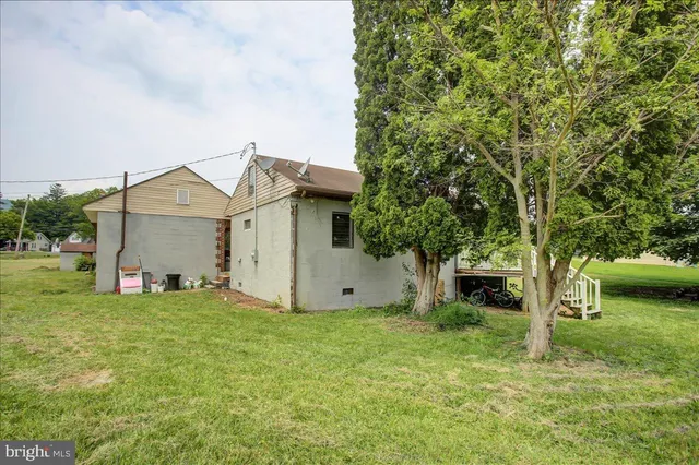 a view of a wooden deck