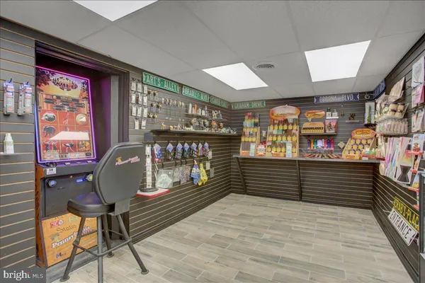 a bedroom with furniture and a closet