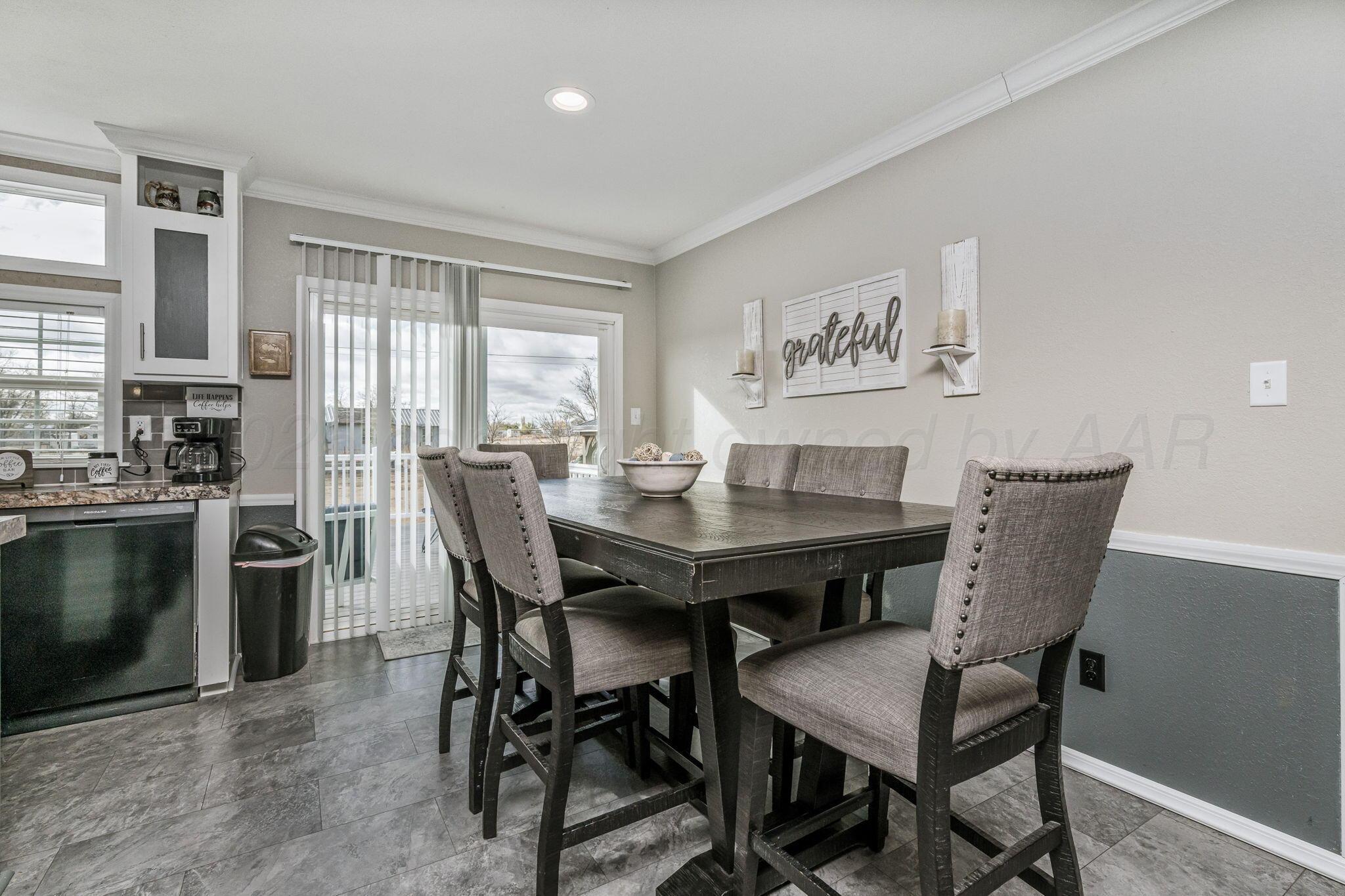 441 West Plantation Road Amarillo, TX 79118 - Photo 8 of 25 a view of a dining room with furniture window and outside view