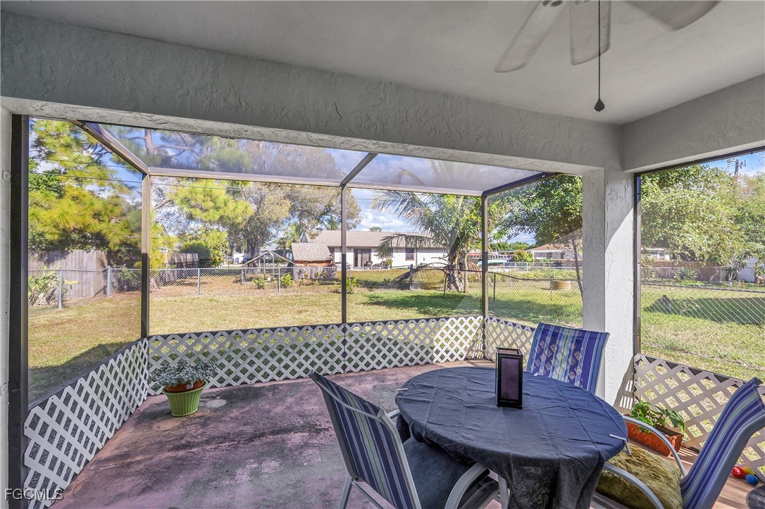 19165 Coconut Road Fort Myers, FL 33967 - Photo 21 of 27 a view of a patio with a table chairs and a table