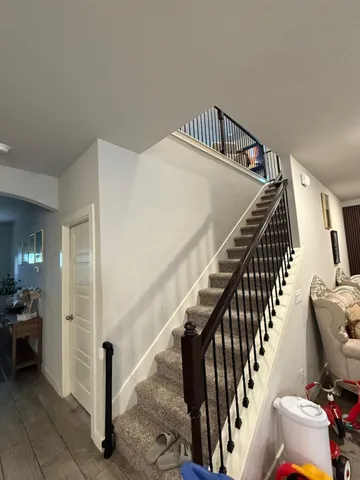 a view of entryway and hall