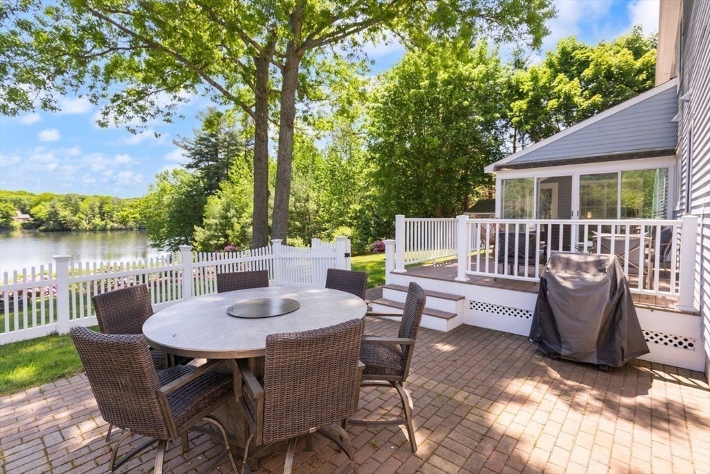 9 Bragg Road Foxboro, MA 02035 - Photo 37 of 42 a view of a patio with a table and chairs