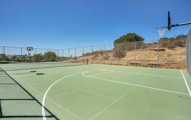 a view of a tennis court