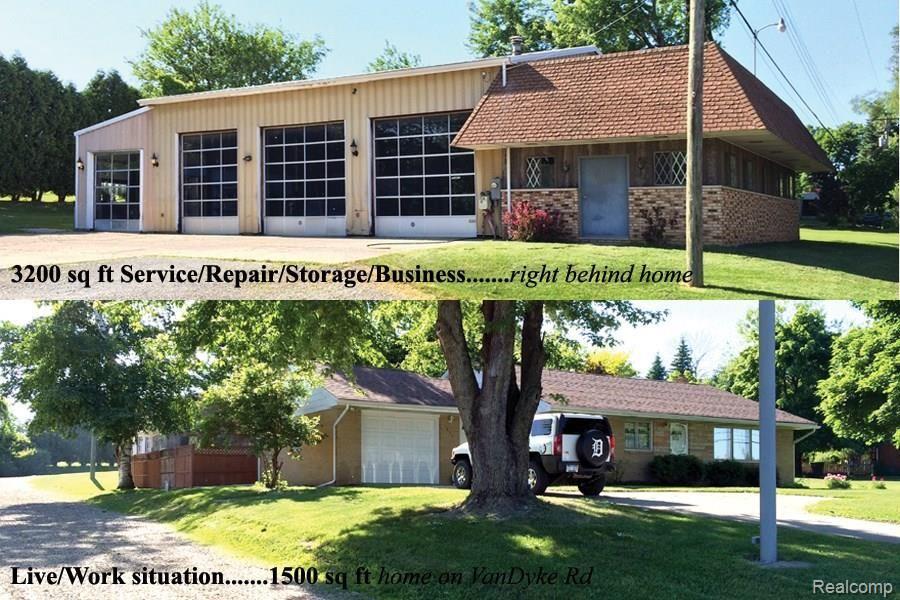 655 North Van Dyke Road Imlay City, MI 48444 - Photo 1 of 18 House and Service Garage picture.jpg