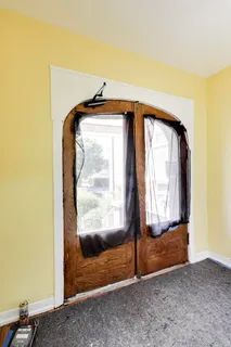 a view of front door