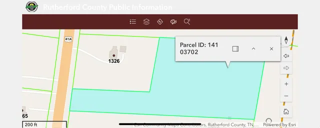 an aerial view of a pool