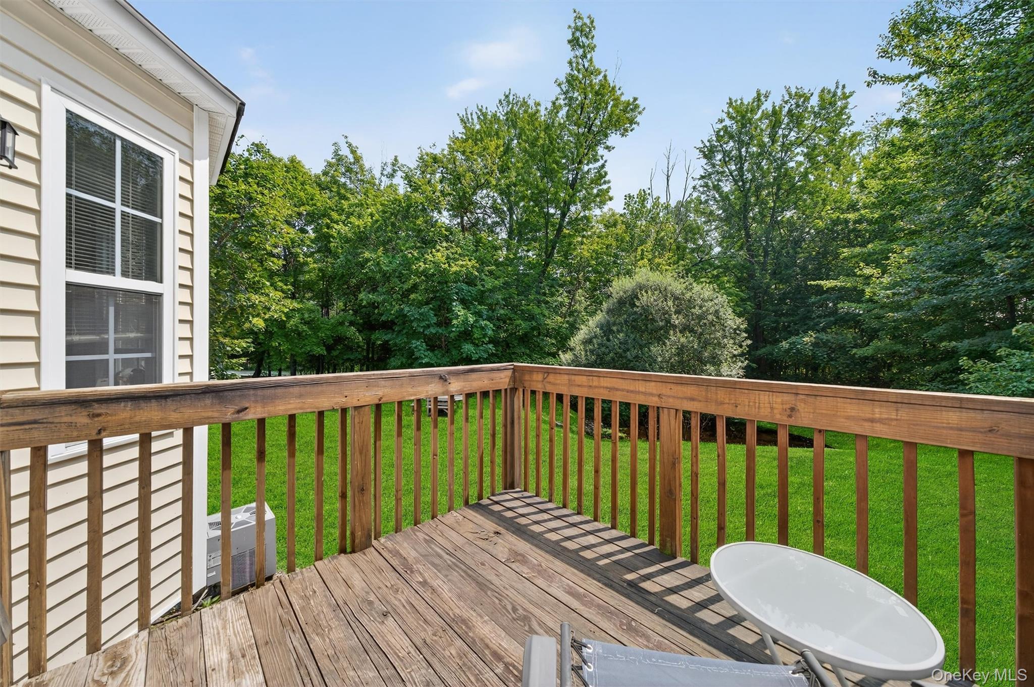 1 Lake Ridge Drive Middletown, NY 10940 - Photo 34 of 44 a view of balcony with wooden floor and fence