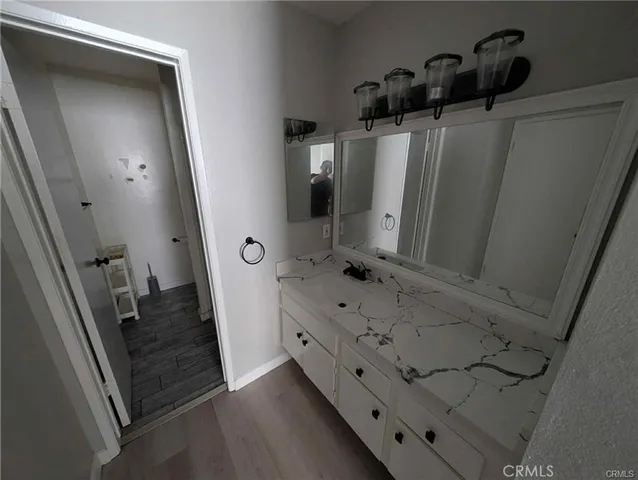 a view of a wooden wall