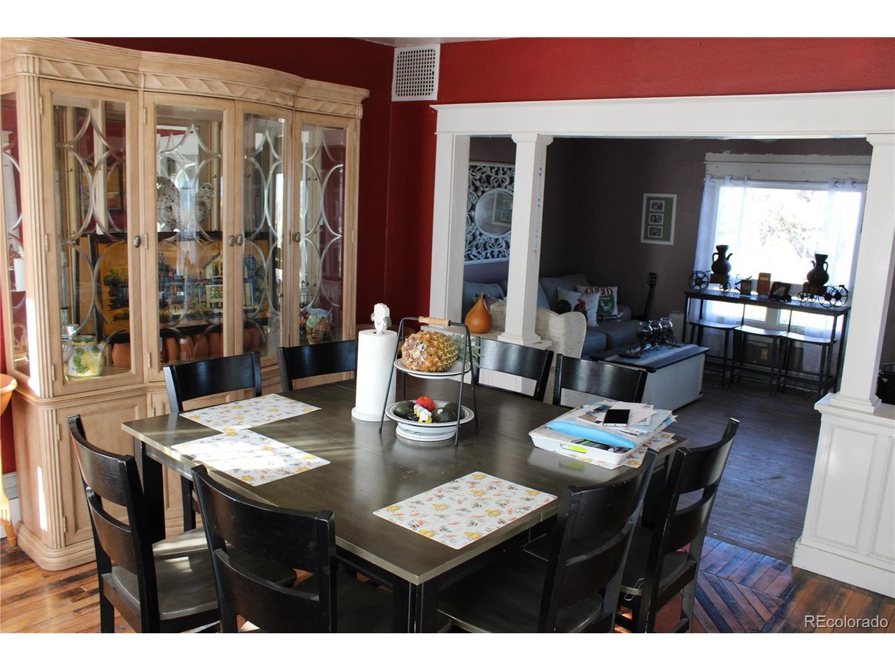 1901 County Rd H Joes, CO 80822 - Photo 33 of 42 a view of a dining room with furniture and chandelier