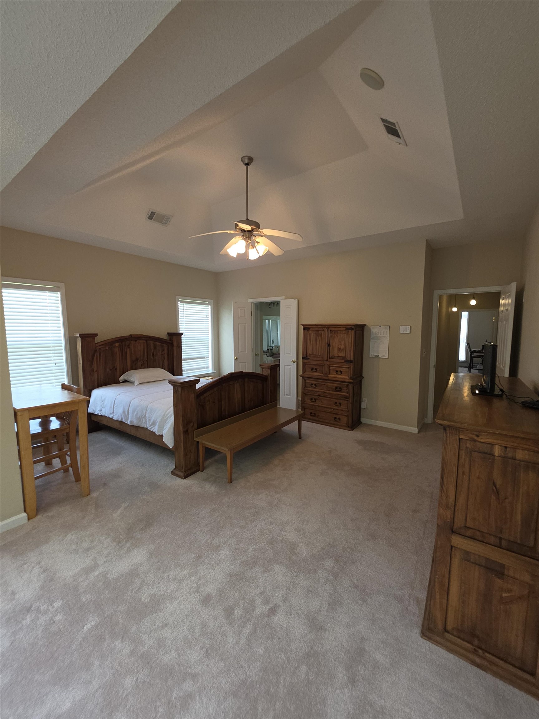 7253 Rourke Circle Memphis, TN 38125 - Photo 18 of 31 Recessed tray ceiling with central ceiling fan light fixture